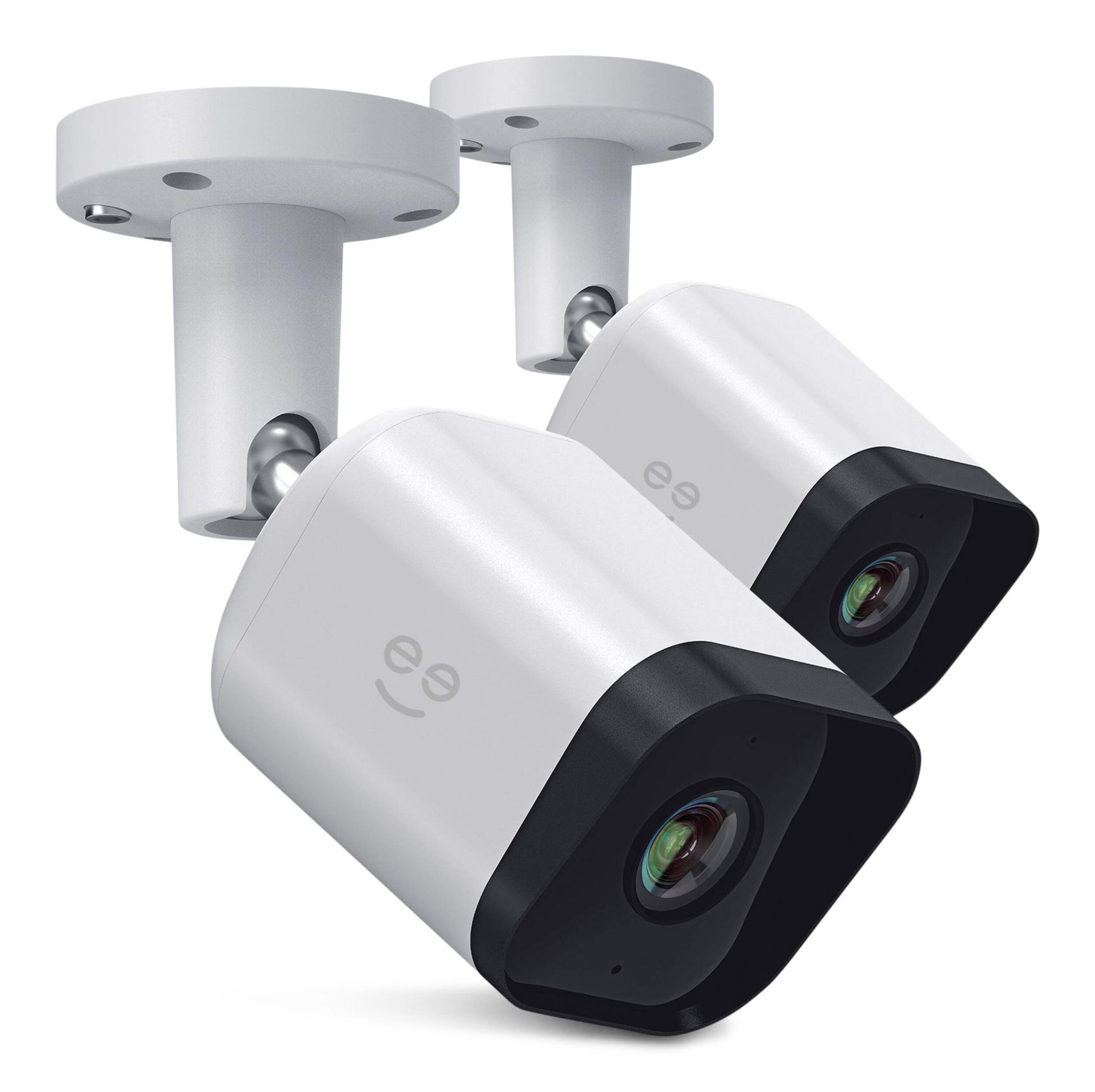 Geeni Hawk 3 1080p Smart Wi-Fi Outdoor Security Camera, 2-pk, White
