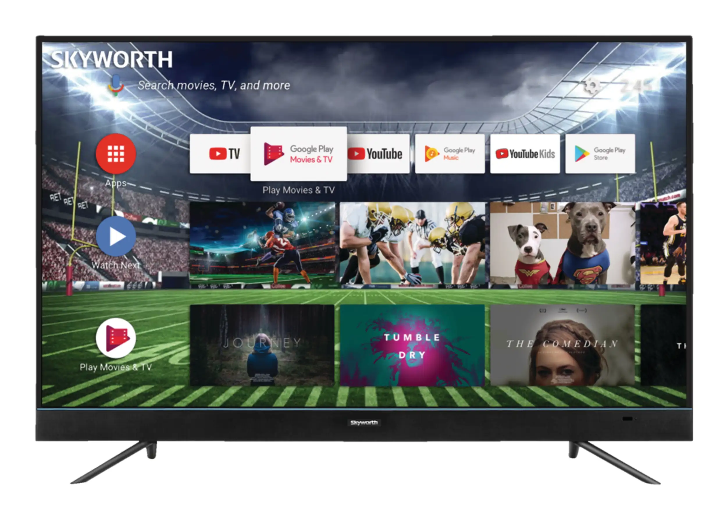 Skyworth 4K UHD Smart Android TV, 65-in