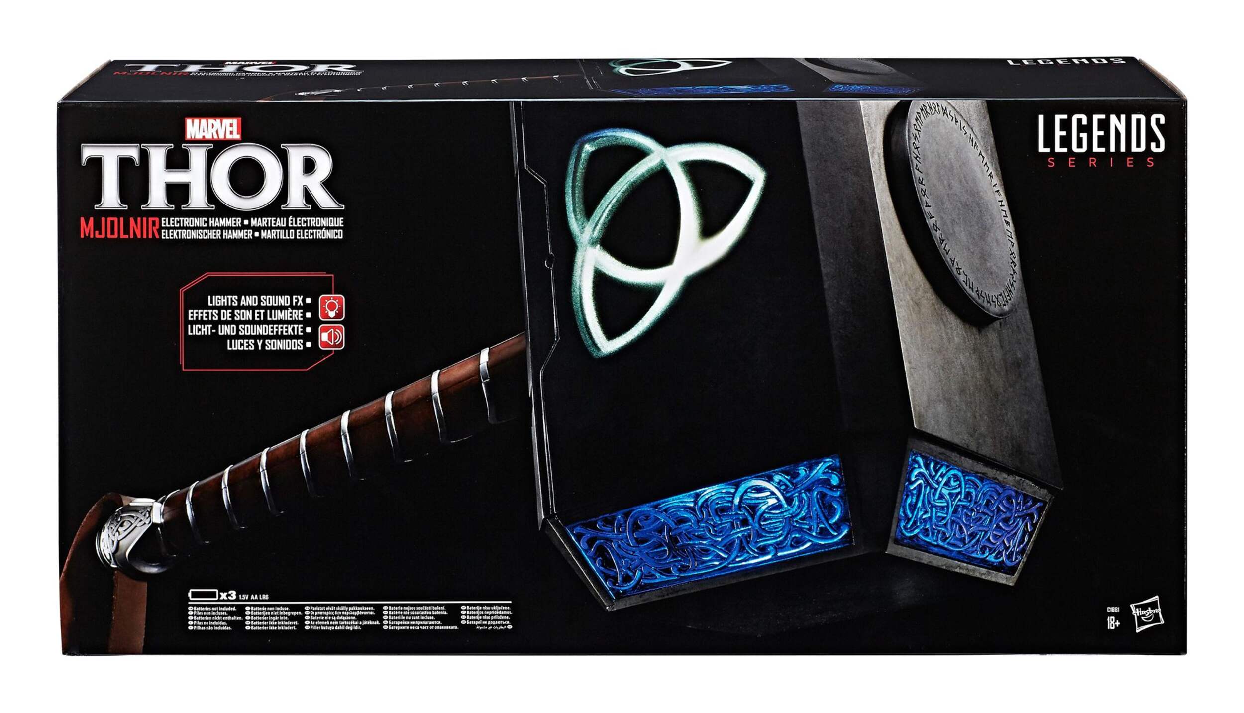 Avengers Legends Gear Thor Mjolnir Hammer