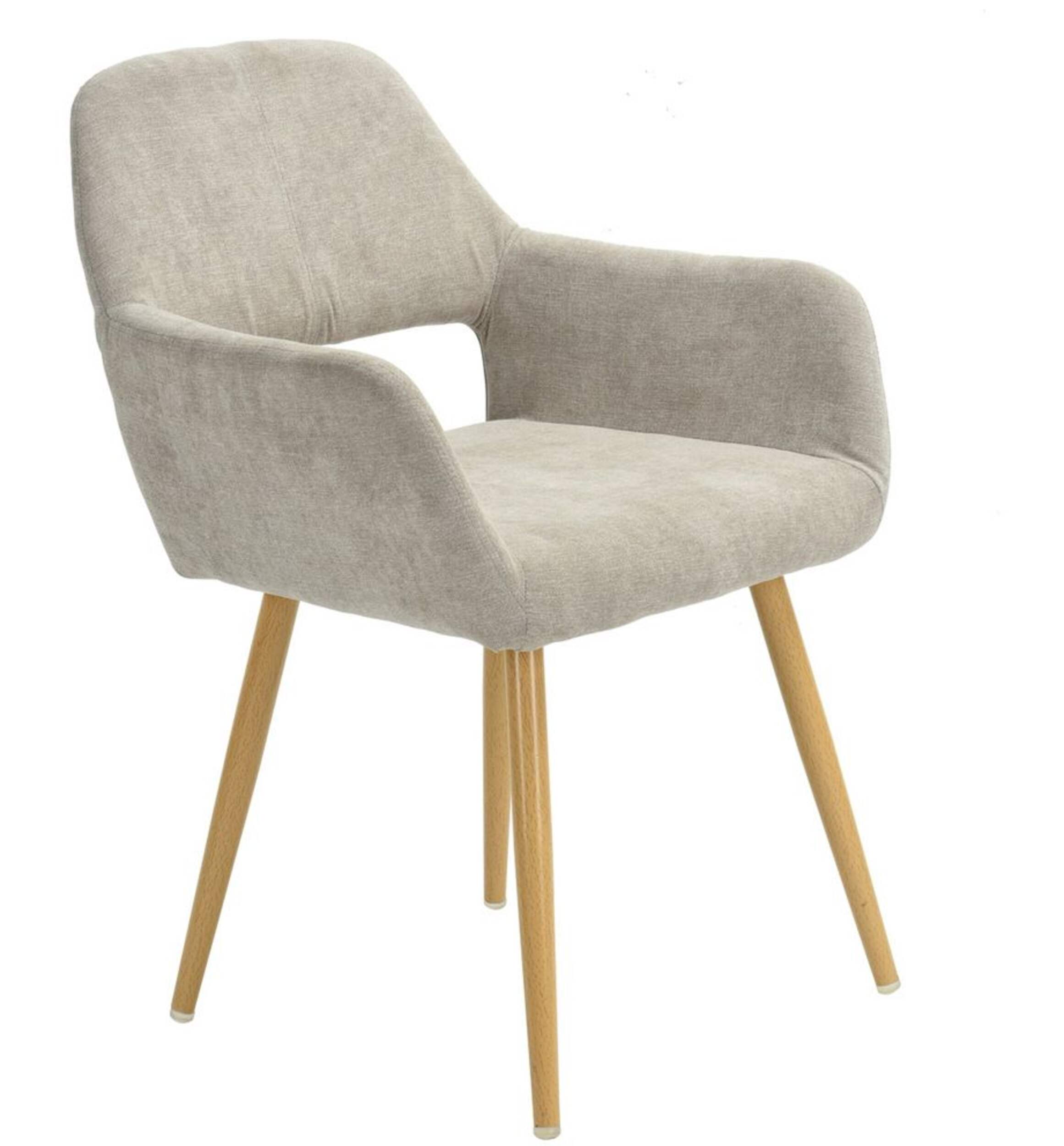 39F Cromwell Upholstered Dining Chair, Beige