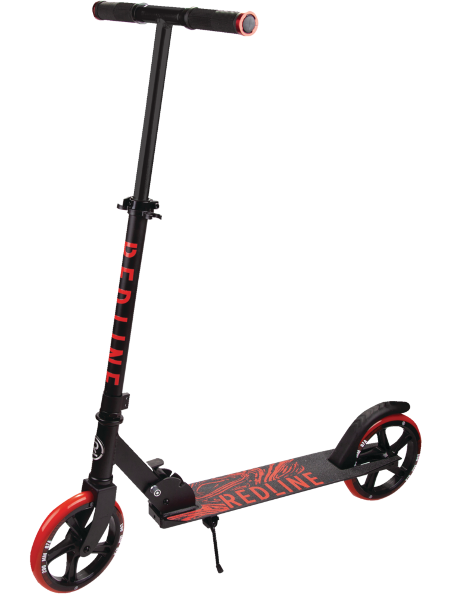 Redline General Kick Scooter, 7.8-in Wheels, Teens & Adults, Black