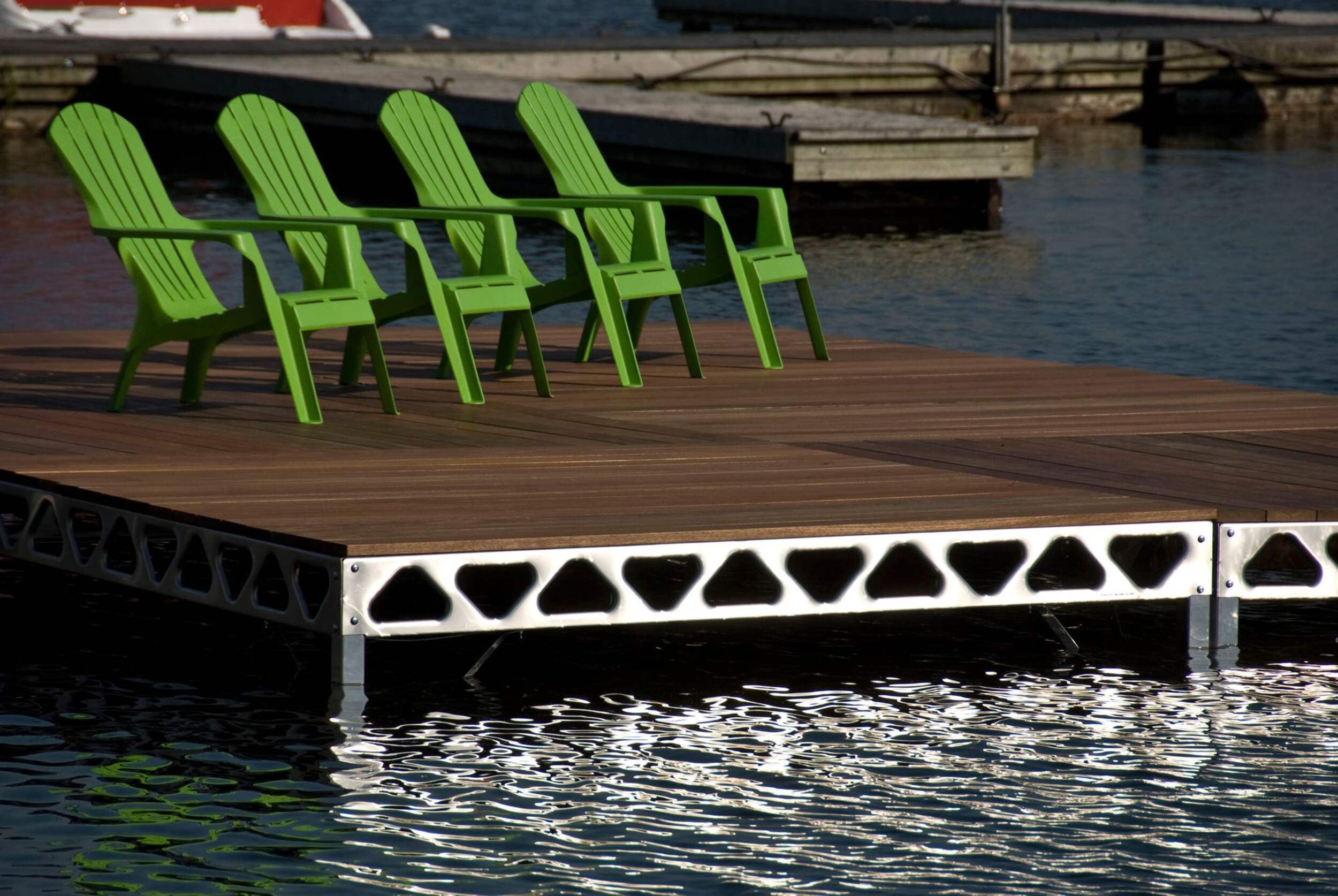 Aluminum Shoreline Dock 2 Go Stationary Dock, 4 x 8-ft