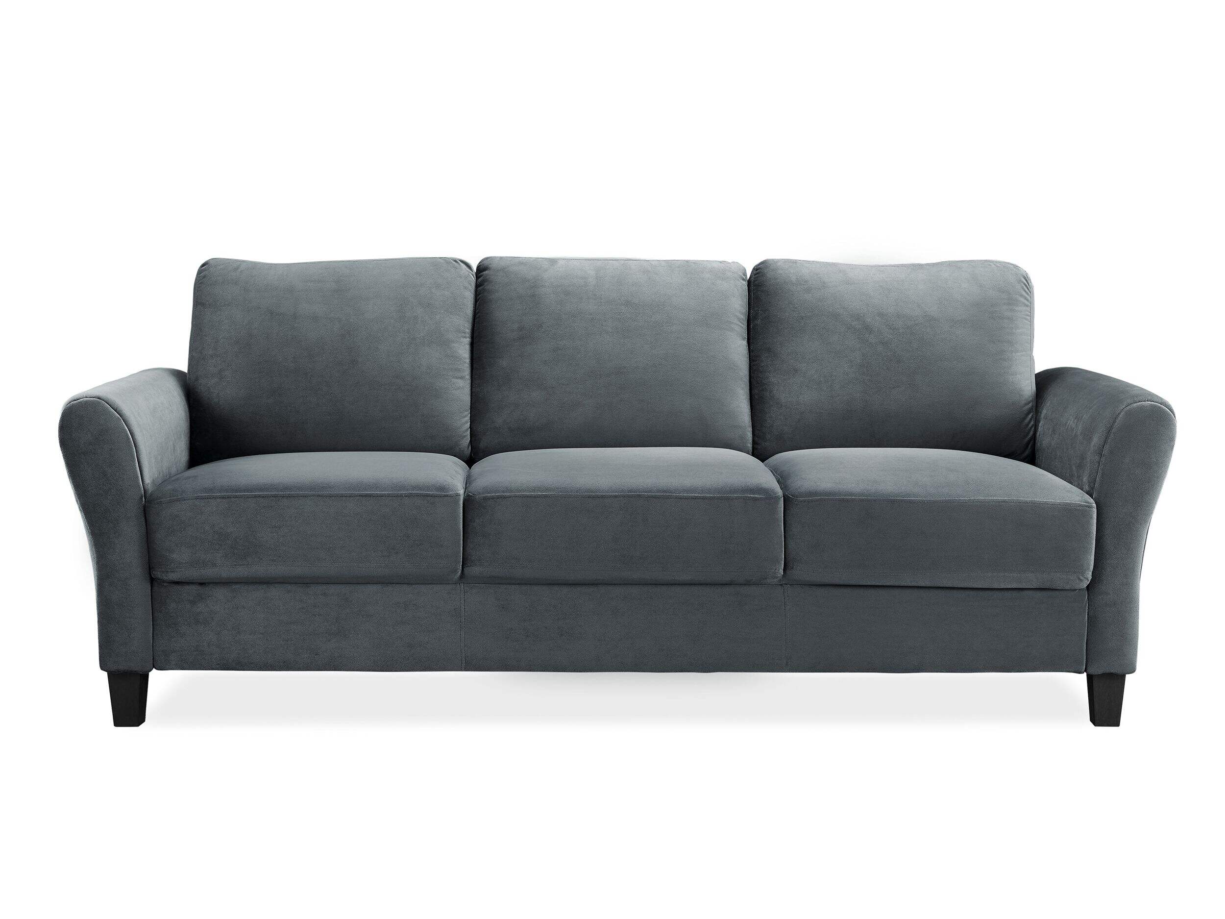 Westin Rolled Arm Sofa, Dark Grey