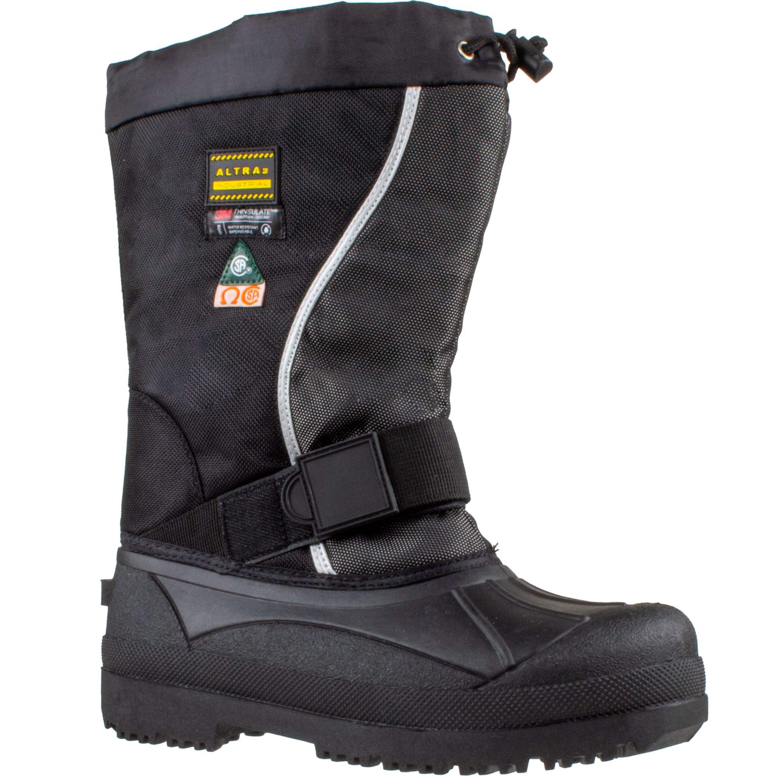 Altra Men's Winter CSA Water-Resistant Steel Toe Work Boots, Rated to -50ÃÂ°C, Black
