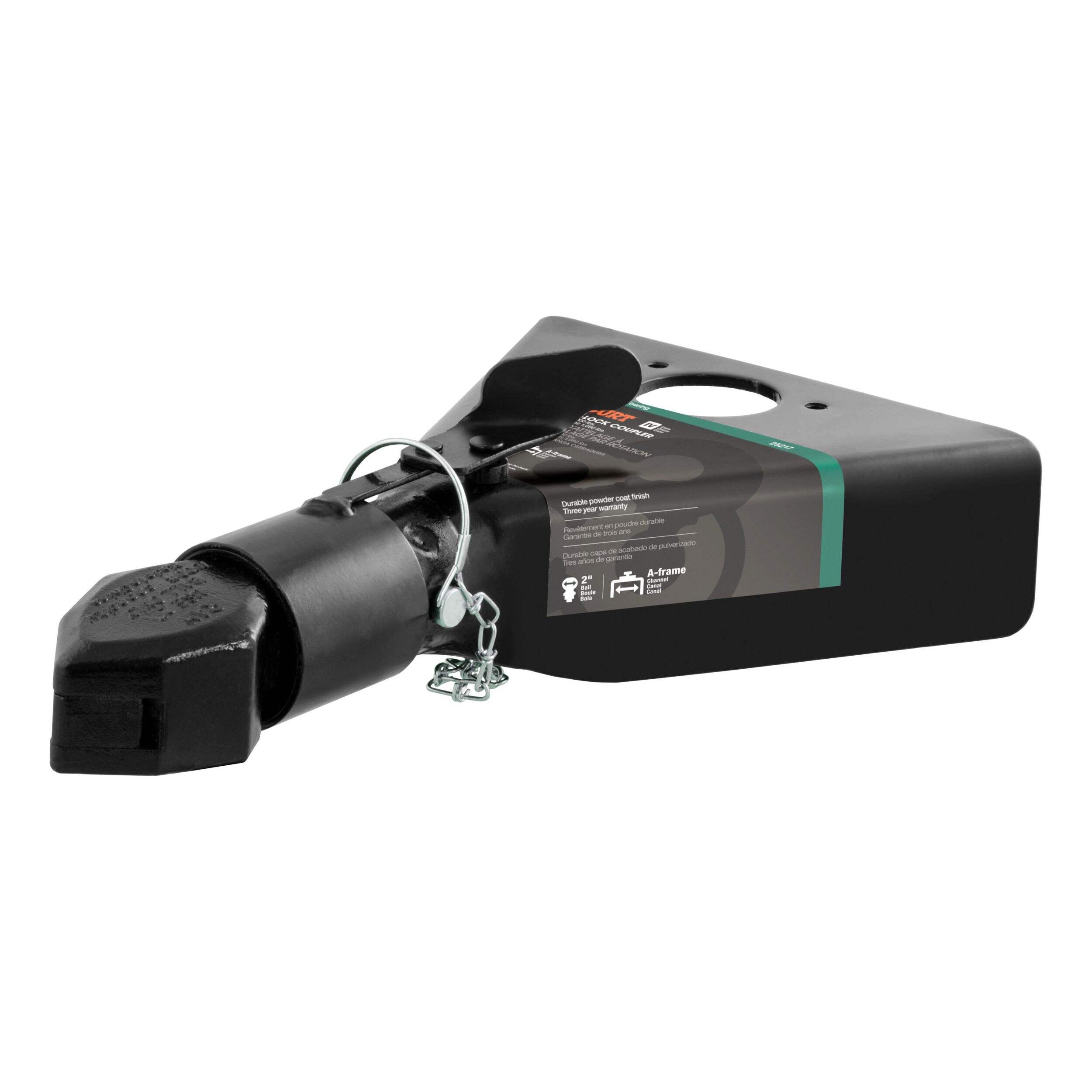 CURT A-Frame Coupler with Sleeve-Lock, 2-in