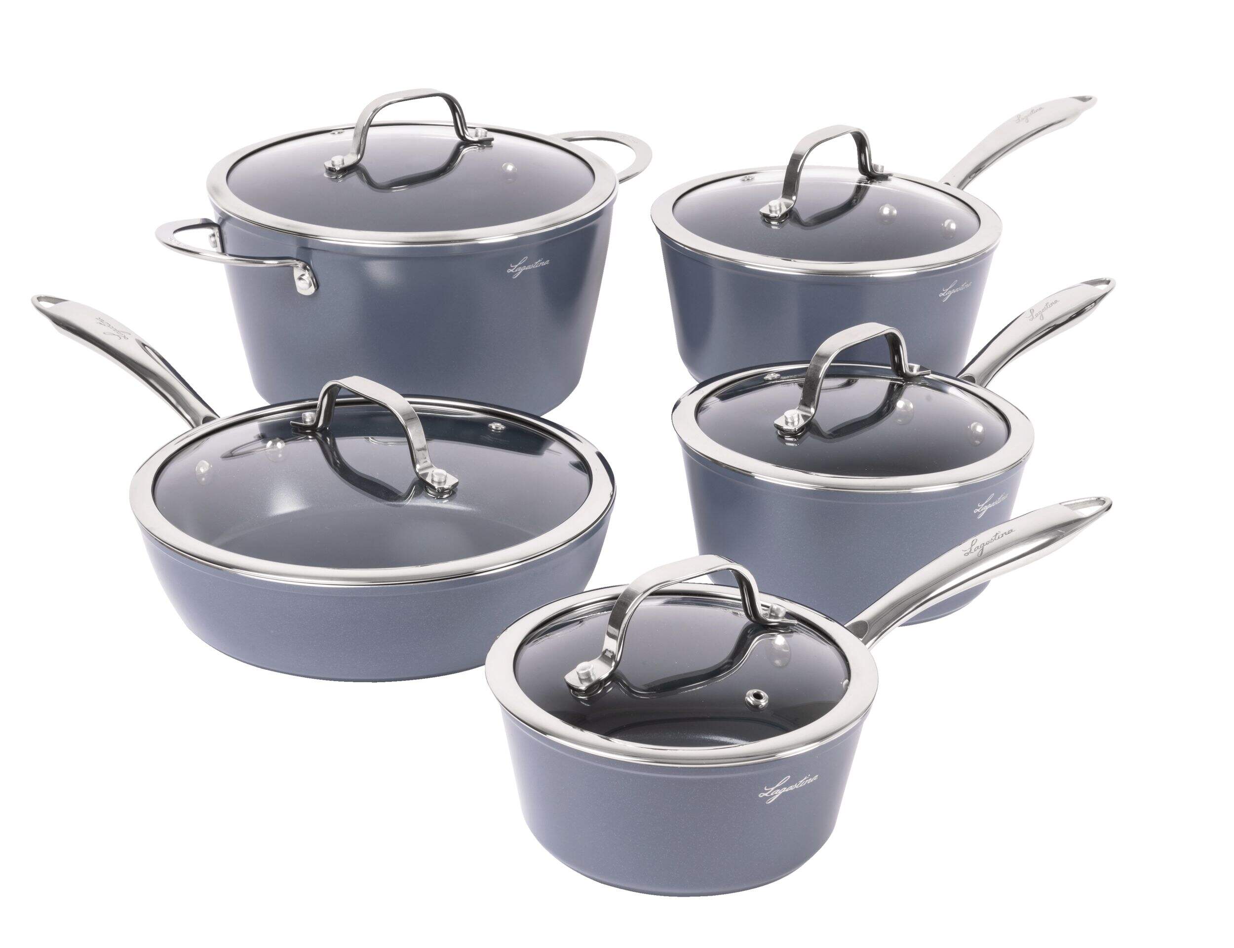 Lagostina Natura-Pro Non-Stick Cookware Set, 10-pc