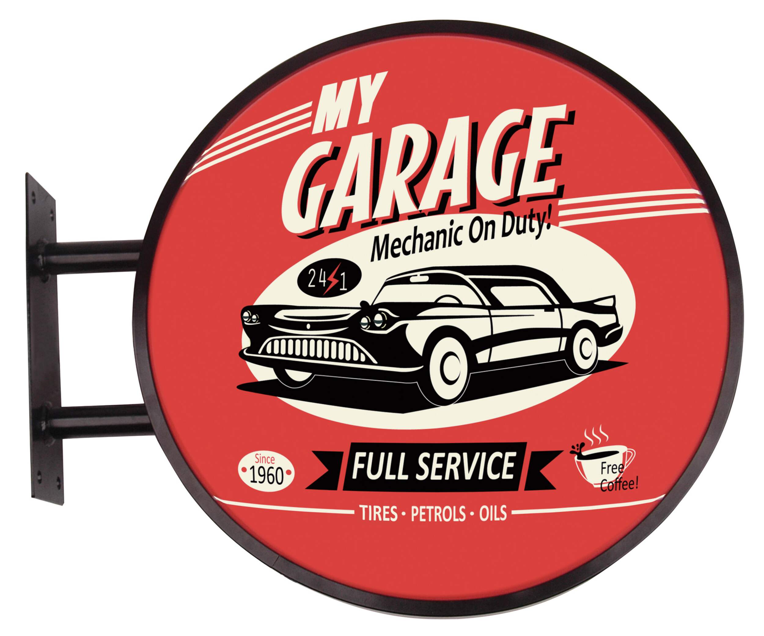 Mechanic On Duty LED Pub Sign