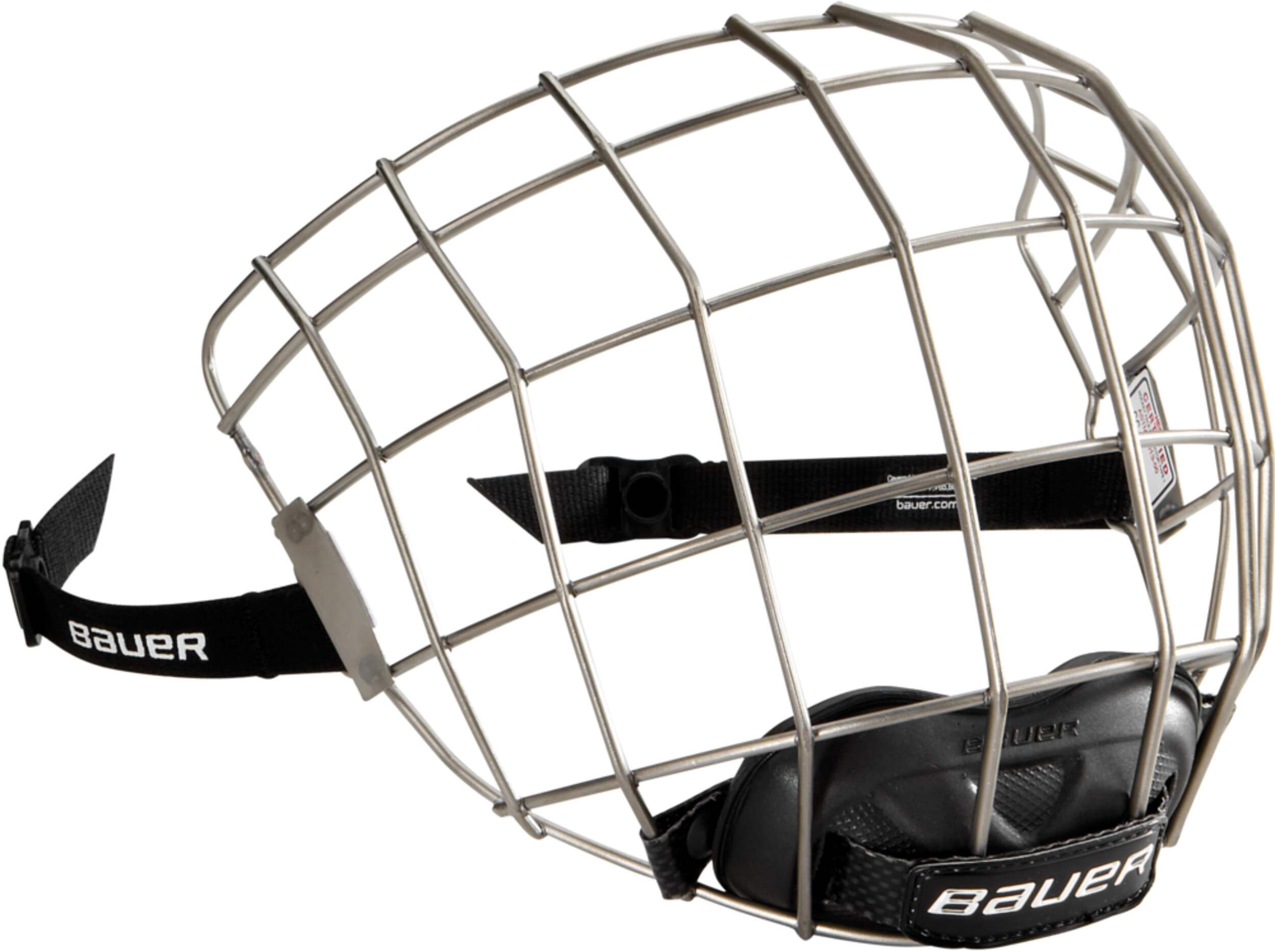 Bauer RE-AKT Titanium Junior/Senior Hockey Cage Mask, Silver