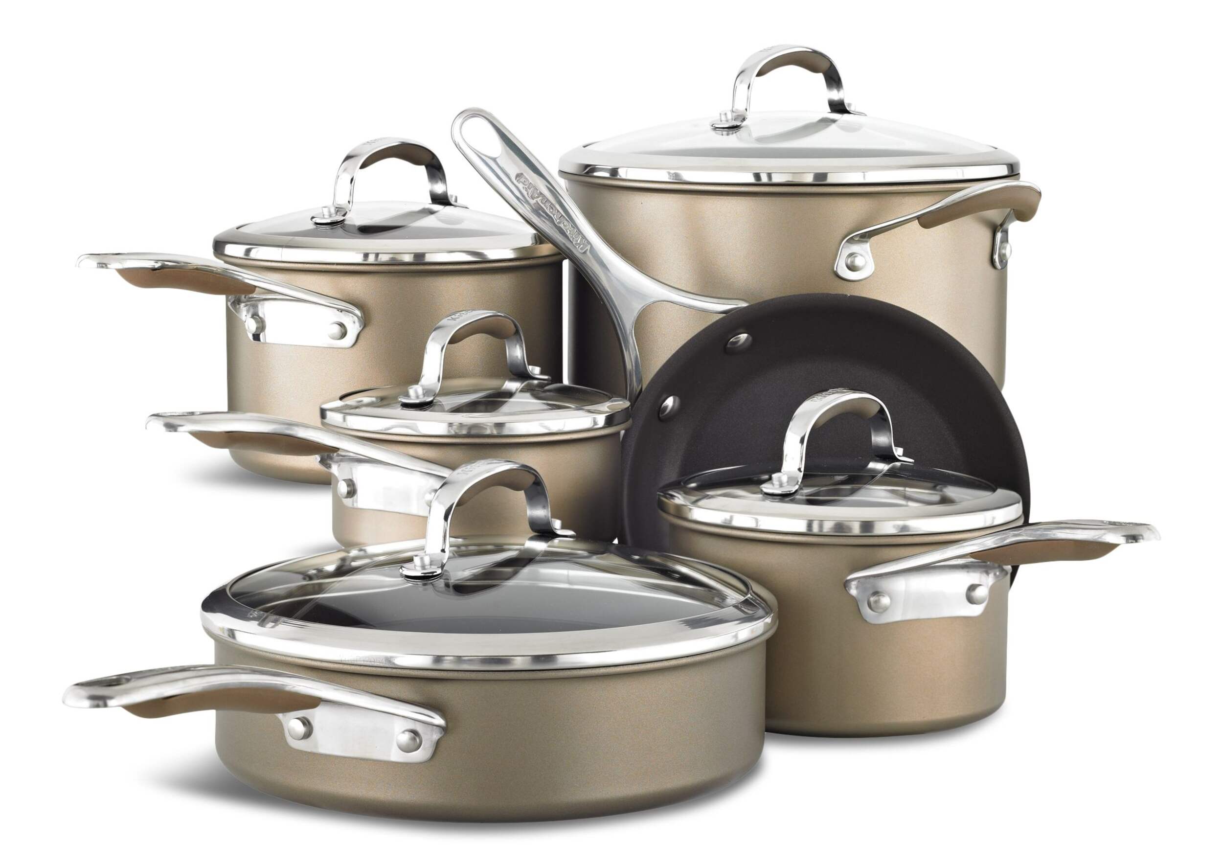 KitchenAid Hard Anodized Cookware Set, 11-pc