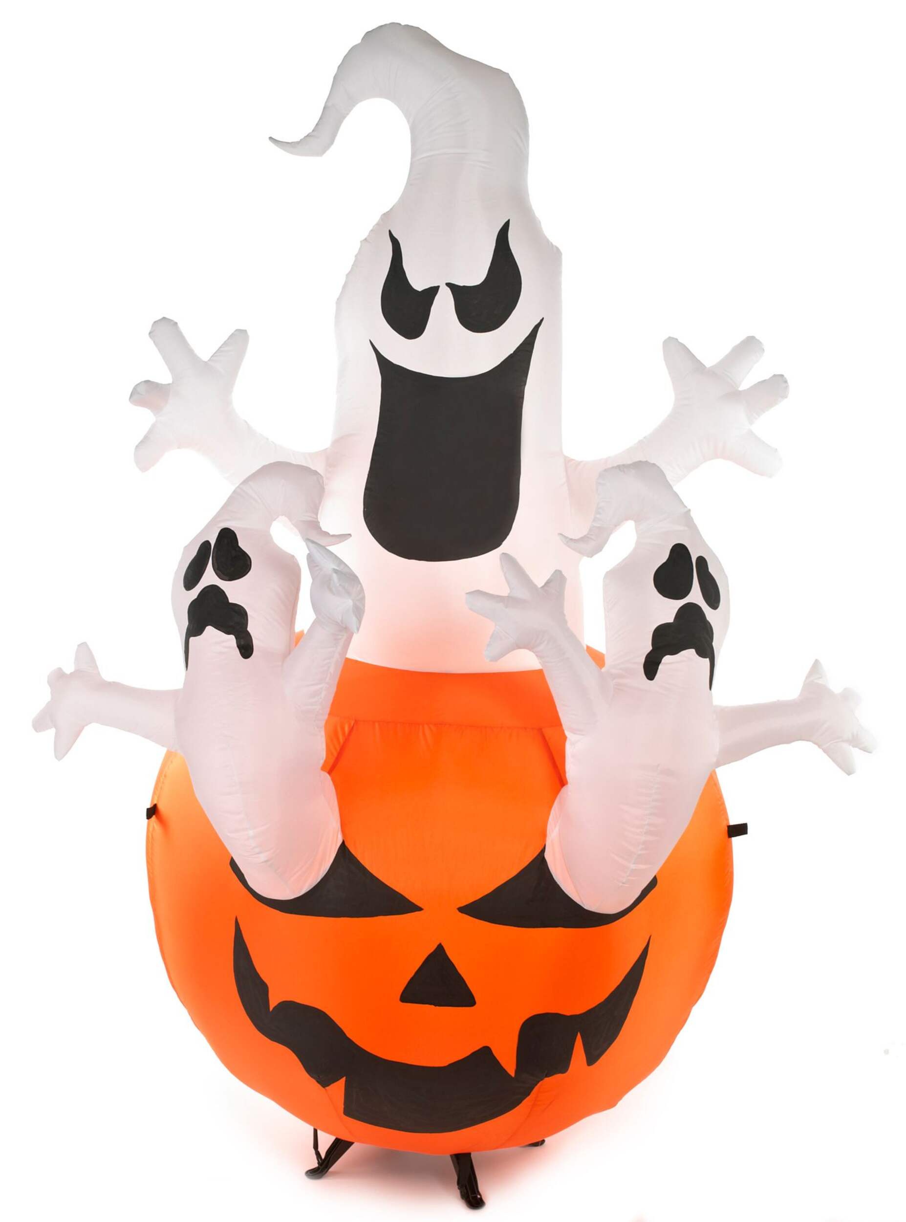 Airblown Colour-Changing Ghosts Halloween Inflatable, 7-ft