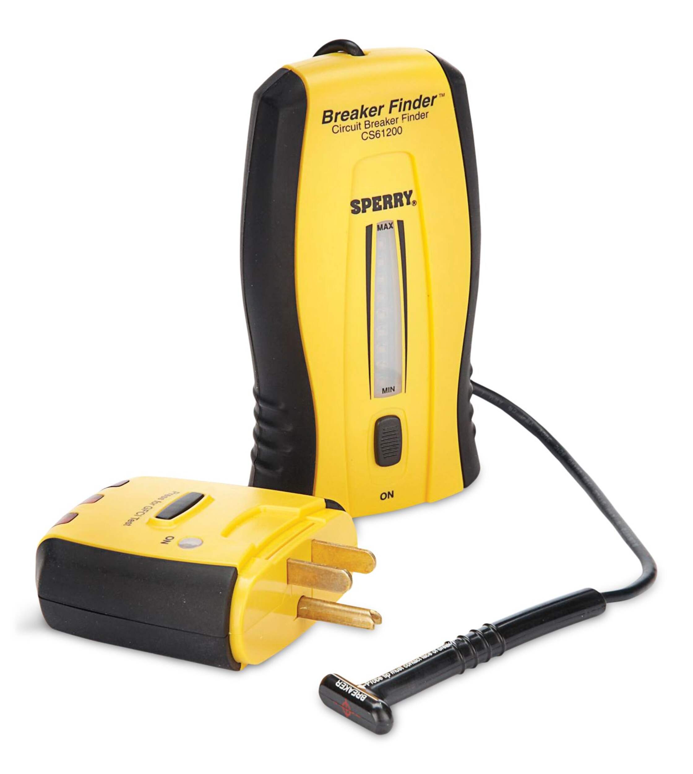 Sperry CS61200 Circuit Tracker Circuit Breaker Finder and GFCI Tester, Audible Alert, LED Indicator