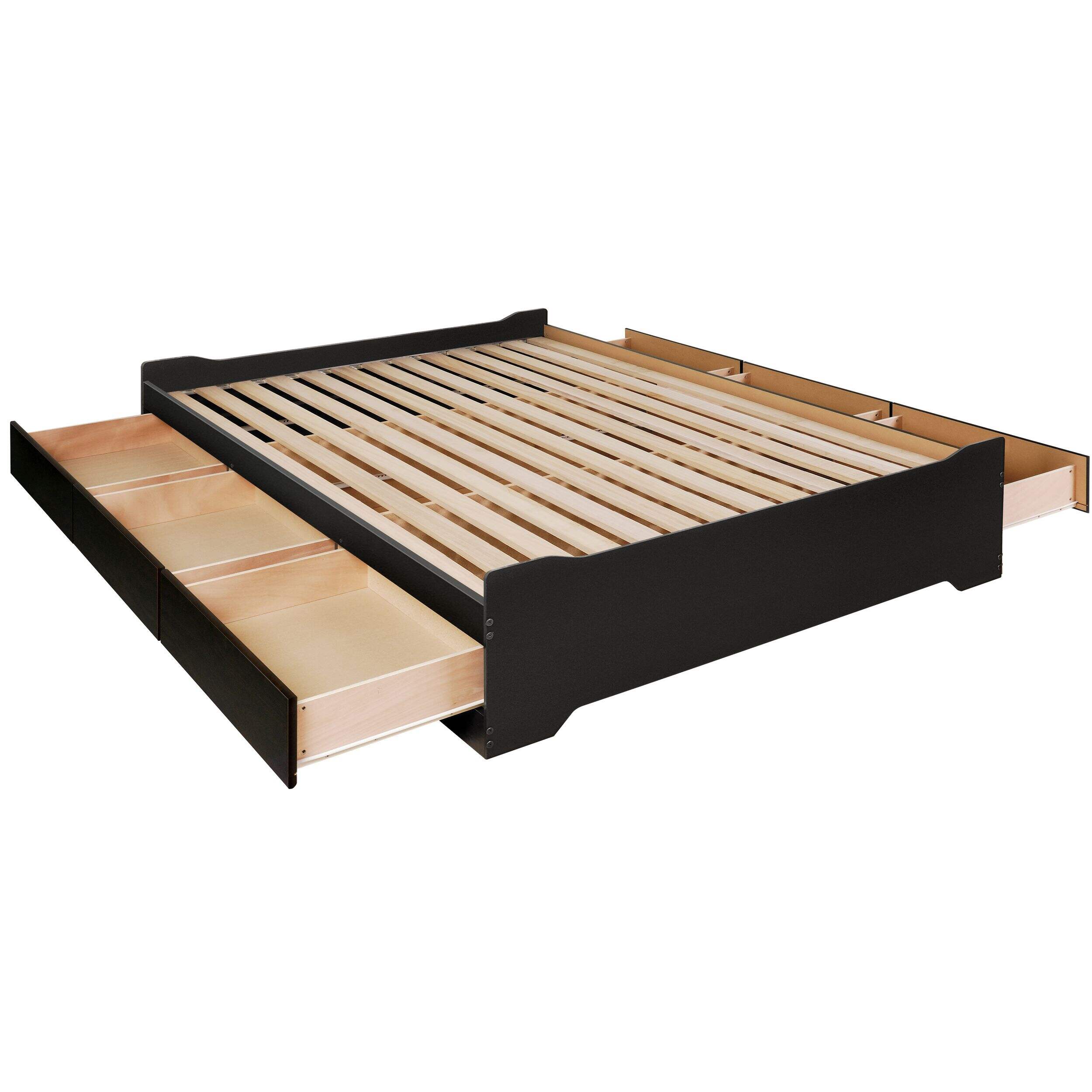 Prepac 6-Drawer Coal Harbor MateÃ¢ÂÂs Platform Storage Queen Bed