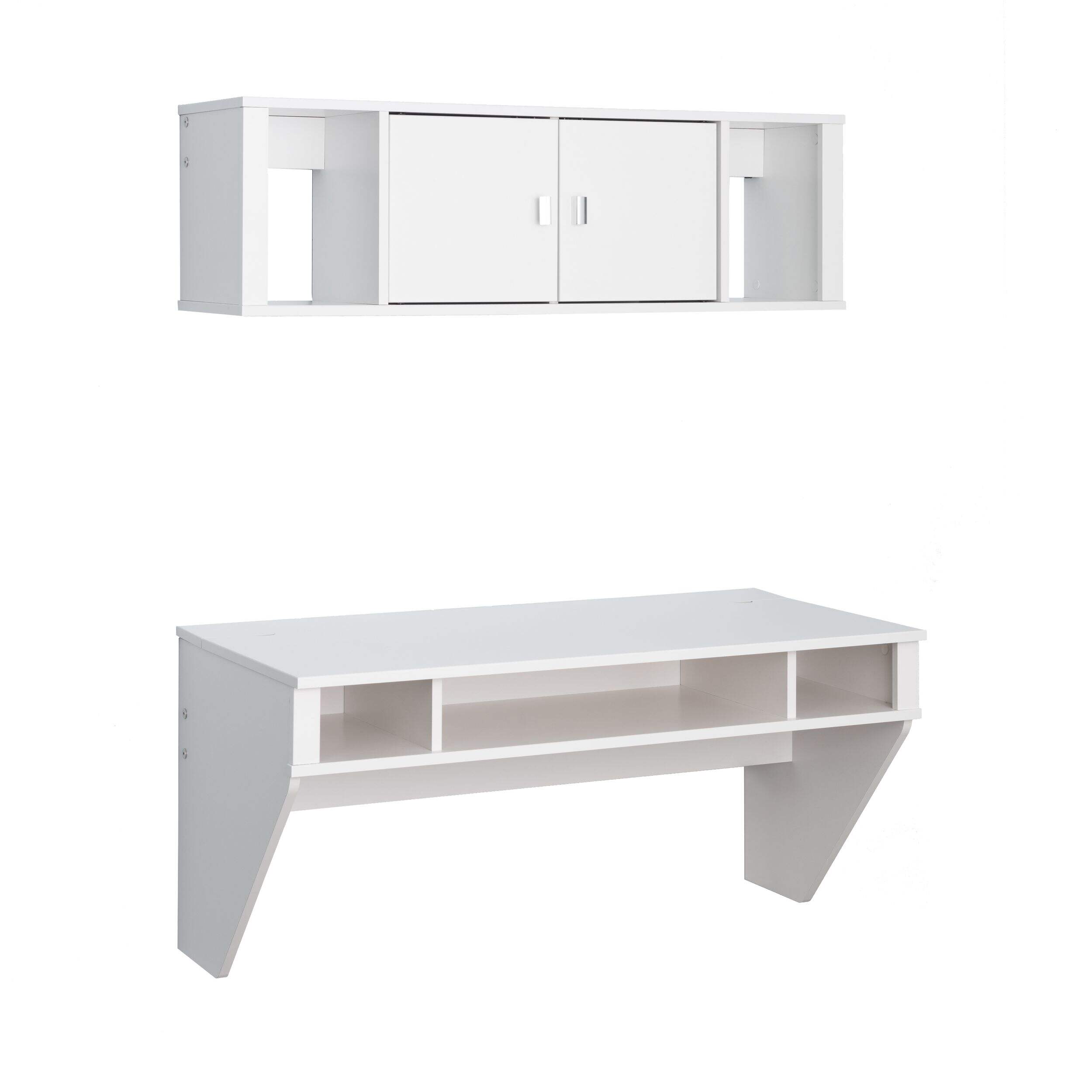 Prepac Designer Floating Desk Set
