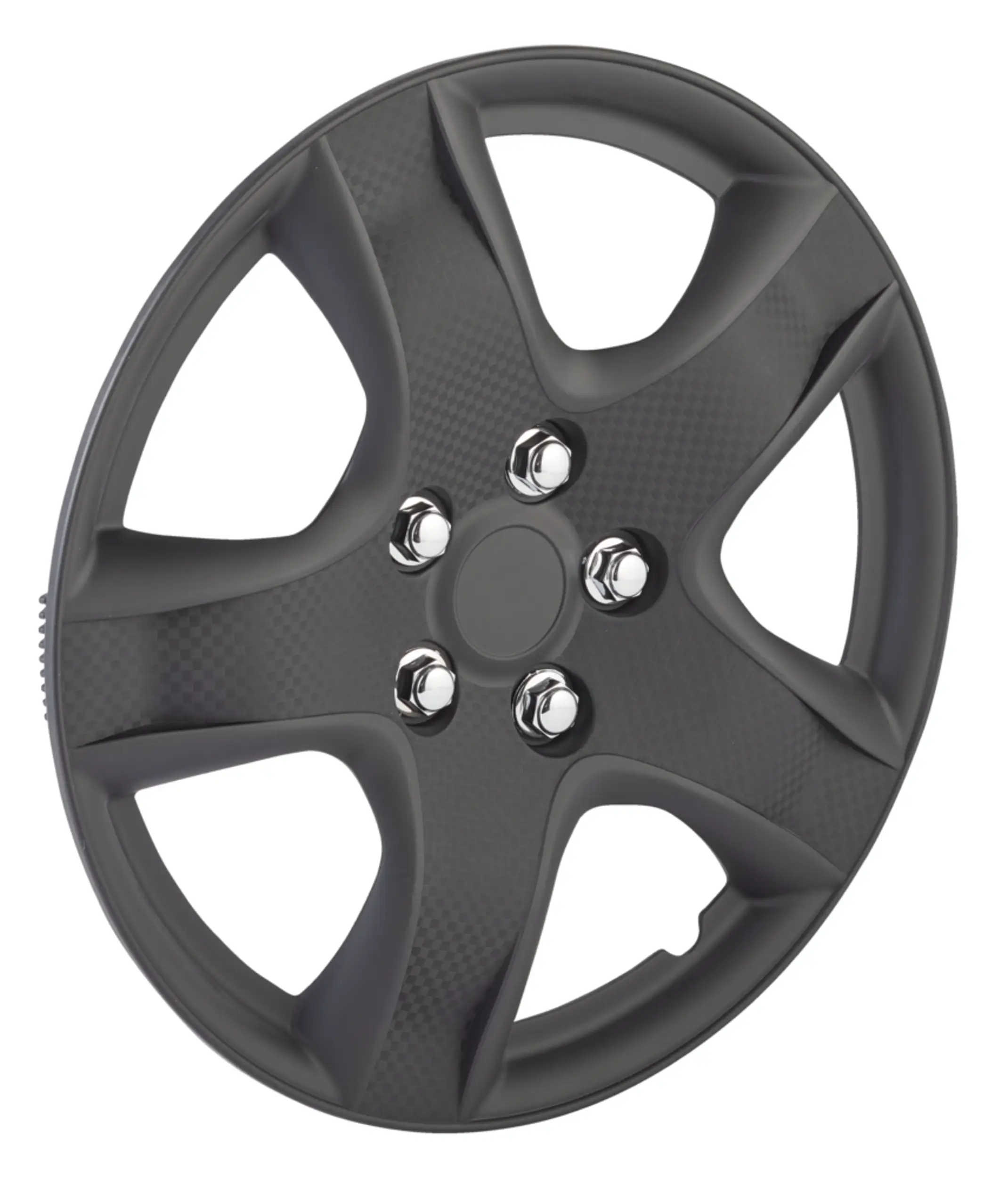 AutoTrends Wheel Cover, 998, Matte Black, 16-in, 4-pk