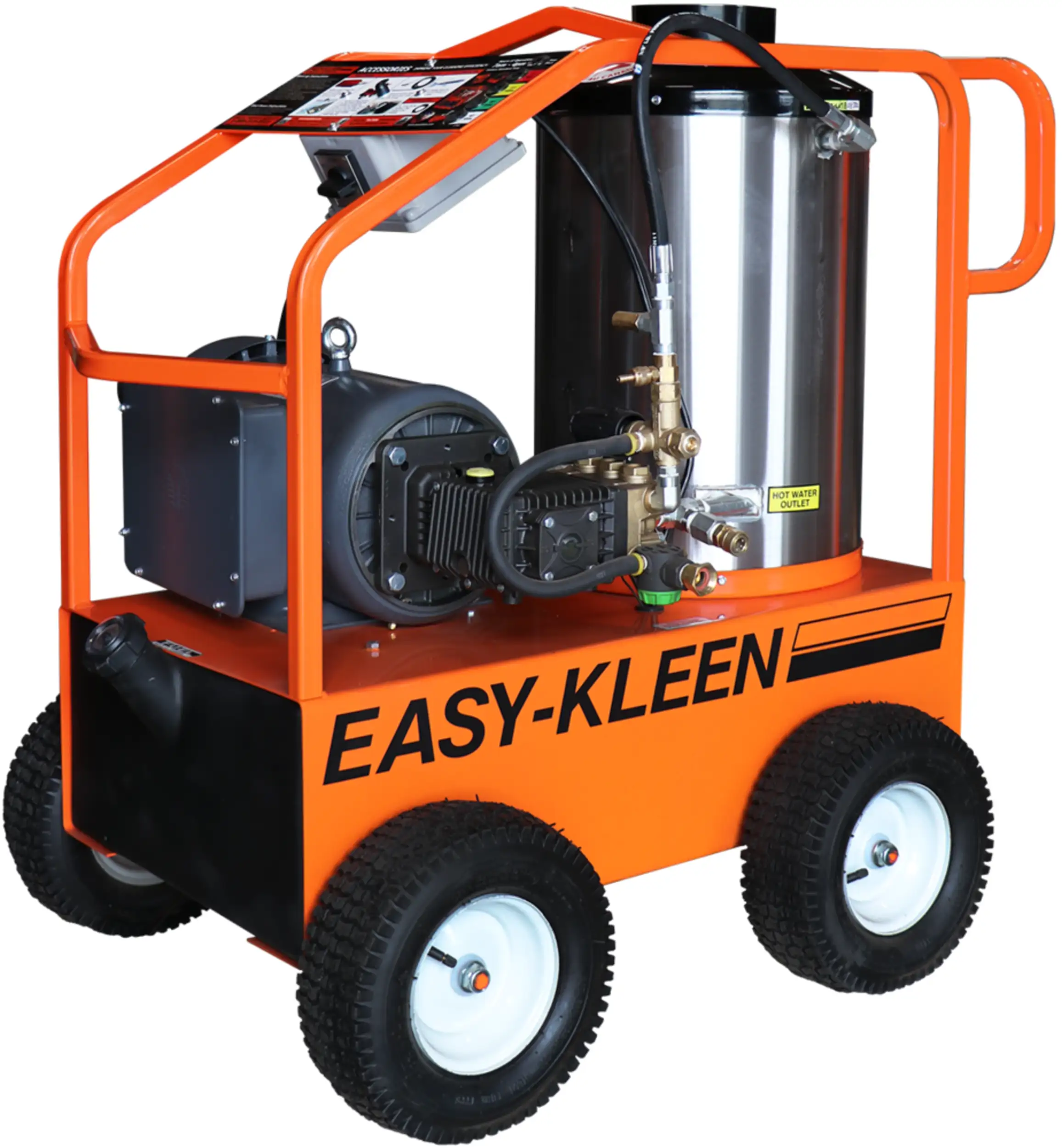 Easy-Kleen Commercial 3000 PSI 3.5 GPM Hot Water Wheeled Electric Pressure Washer