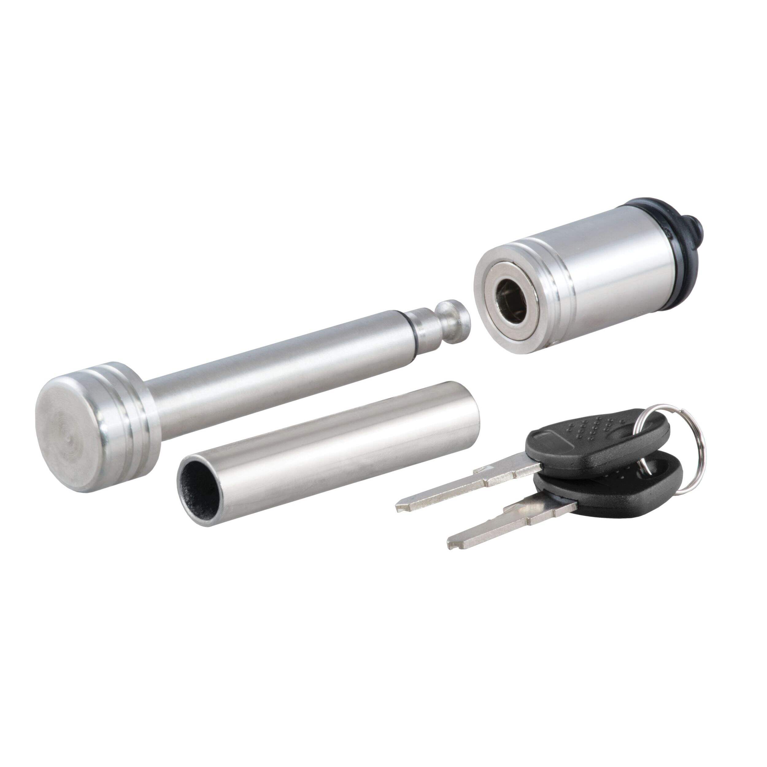 CURT 23517 1/2-in Hitch Lock with 5/8-in Adapter (1-1/4-in or 2-in Receiver)