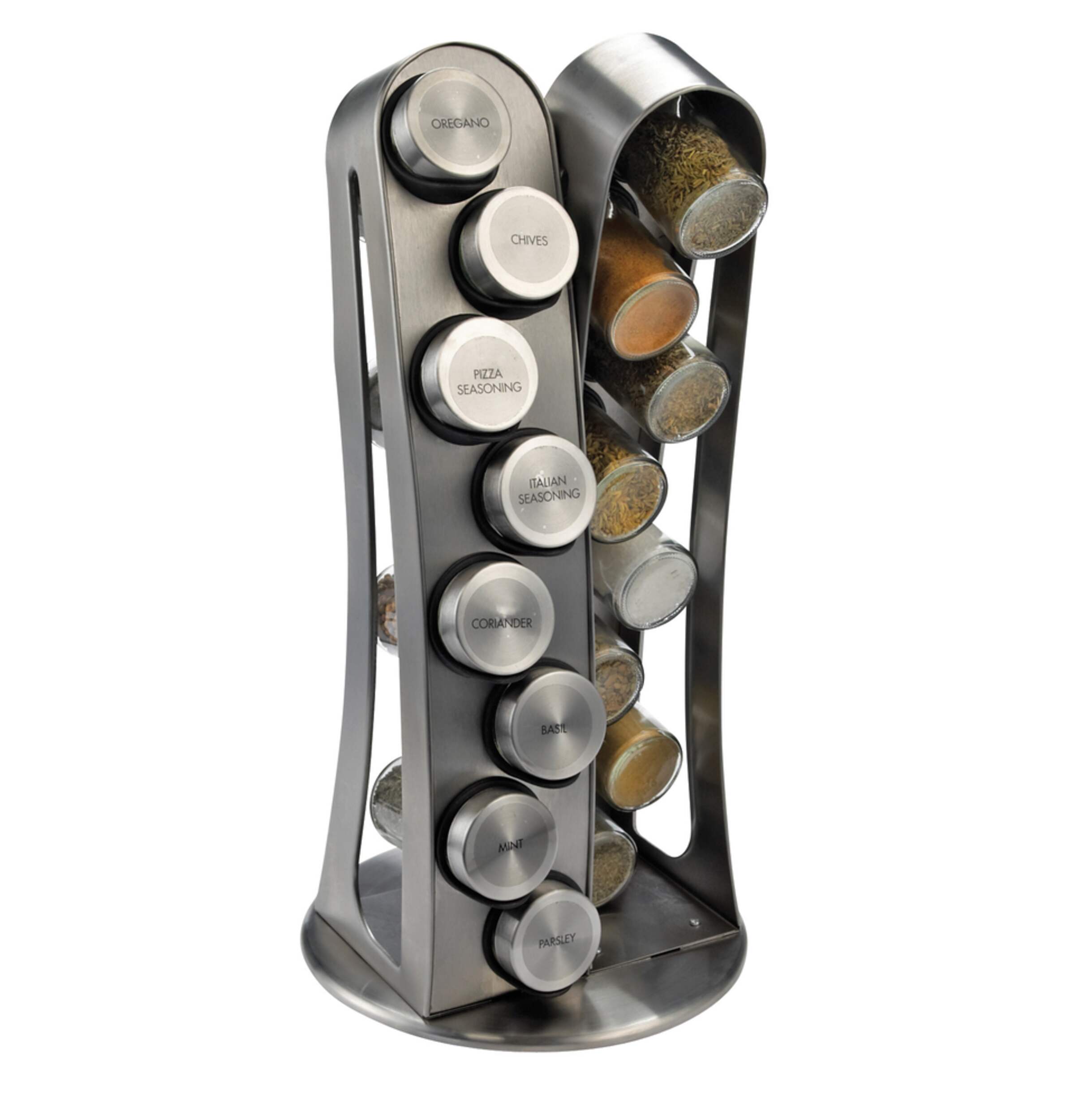 Kam Unfilled Spice Tower, 16-Jar