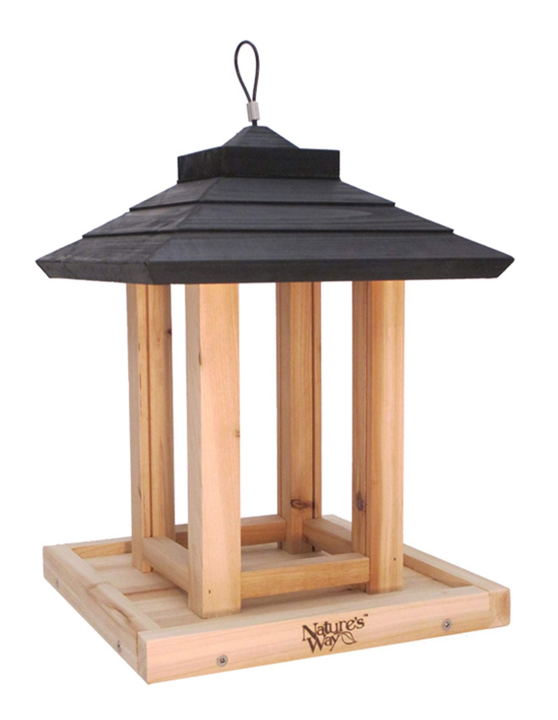 Natures Way Cedar Gazebo Bird Feeder