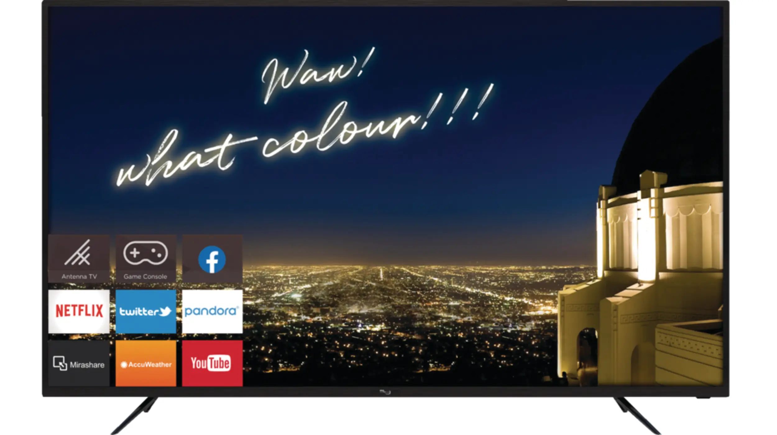 RCA 55-in RQSM5527 Quantum Dot 4K UHD Smart TV w/ Wi-Fi & HDMI Input
