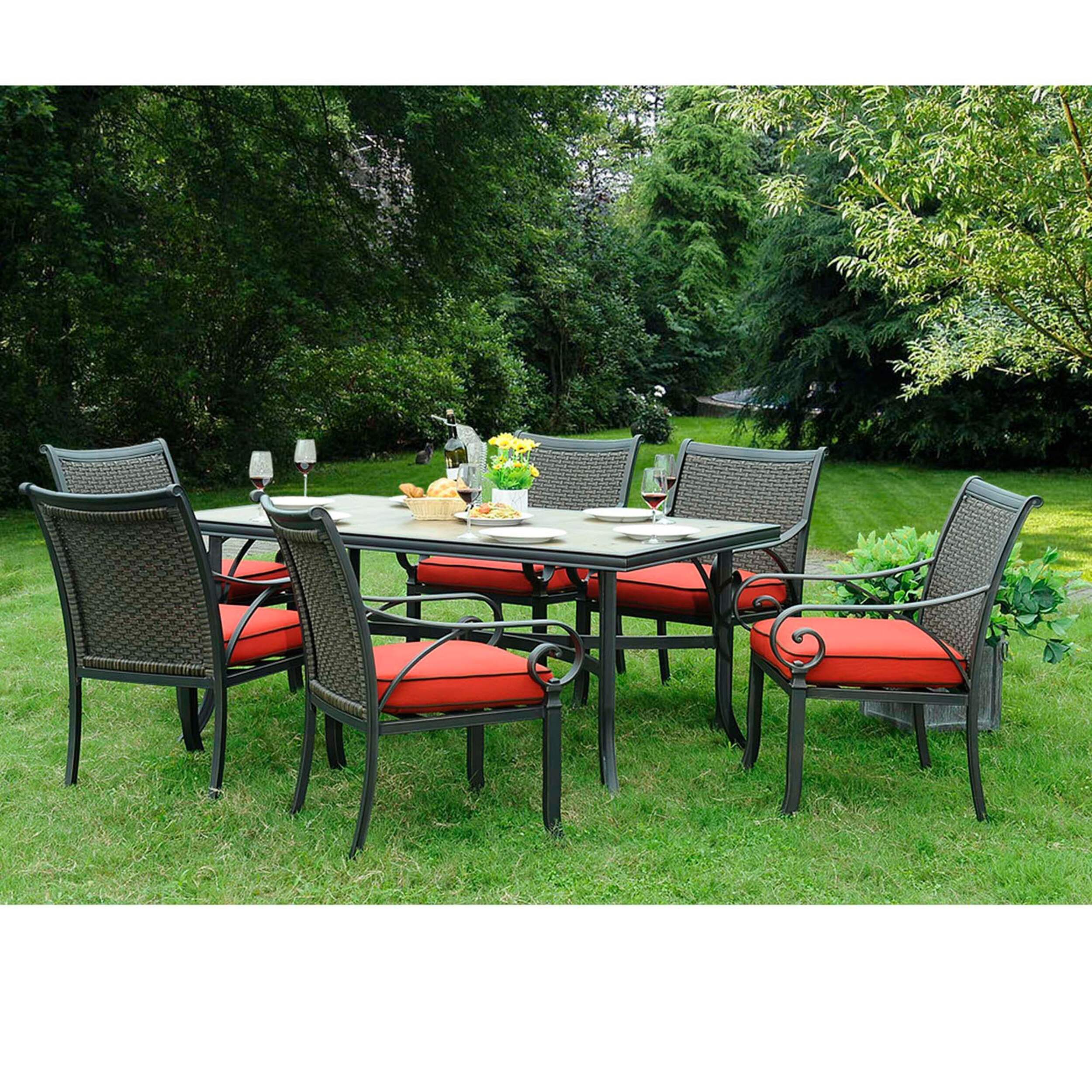 Sunjoy Metro Dining Set, 7-pc