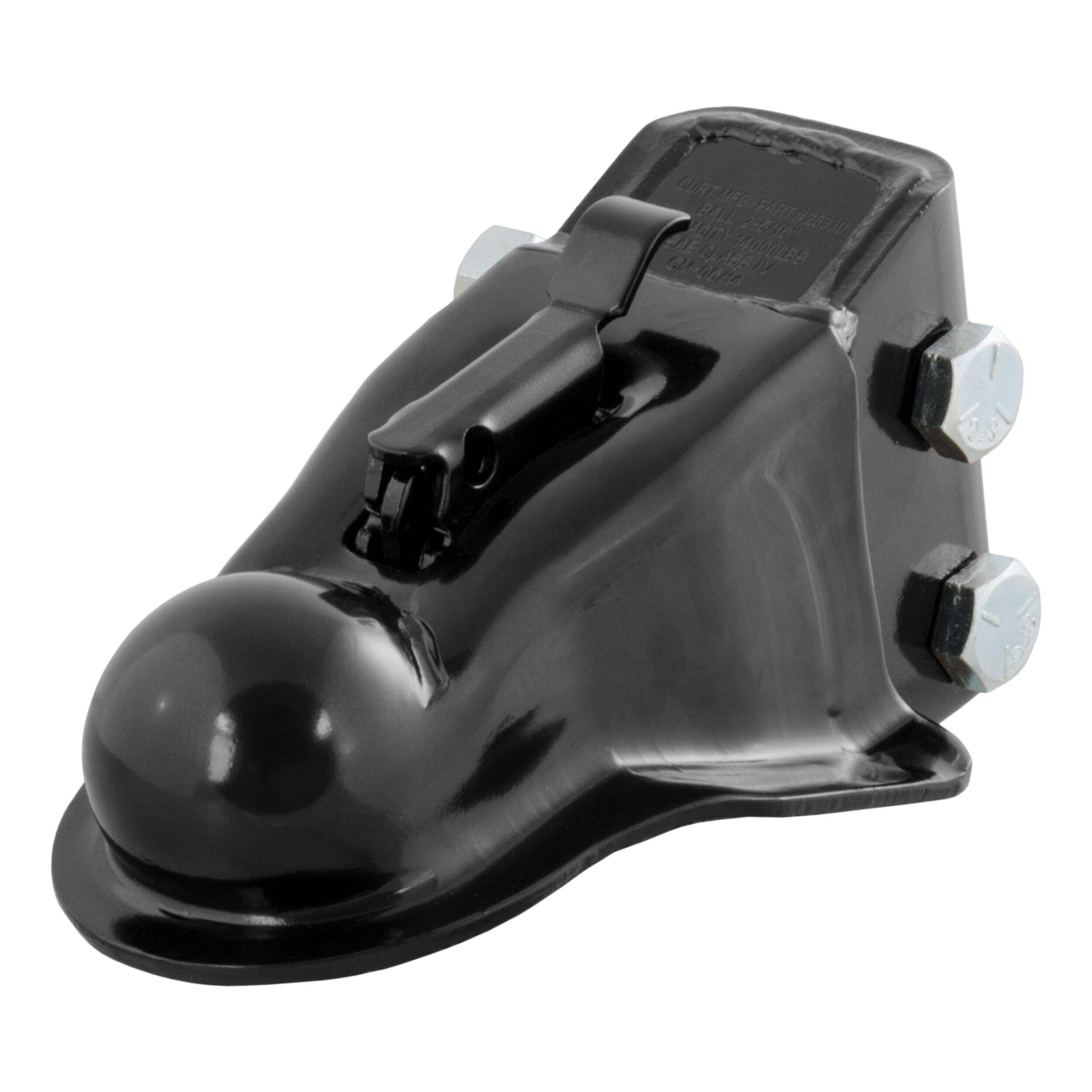 CURT 2-5/16-in Channel-Mount Coupler with Easy-Lock, 14,000-lb